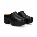 Zueco Plataforma Piel Negro  FITFLOP