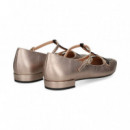 Bailarina Bb Pala Negro Metal.platino  MIUXA