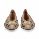 Bailarina Arandelas ante Beige  MIUXA