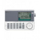 SANGEAN Radio Digital ATS-909X2 Blanca  Am,fm,sw.mw,banda Aerea Multi Banda con Alarma The Ultimate
