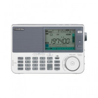 SANGEAN Radio Digital ATS-909X2 Blanca  Am,fm,sw.mw,banda Aerea Multi Banda con Alarma The Ultimate
