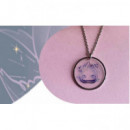 Collar Artesano Dorado del Fuego Mágico Castillo Ambulante  ORONEYA