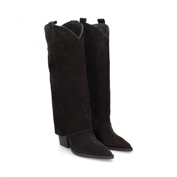 1/2 Bota Cowboy Vuelta ante Negro  EXE