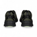 Deportivo Piel+malla Negro+kaki  LACOSTE