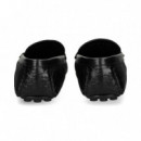 CONDUCTOR LOGO PIEL NEGRO