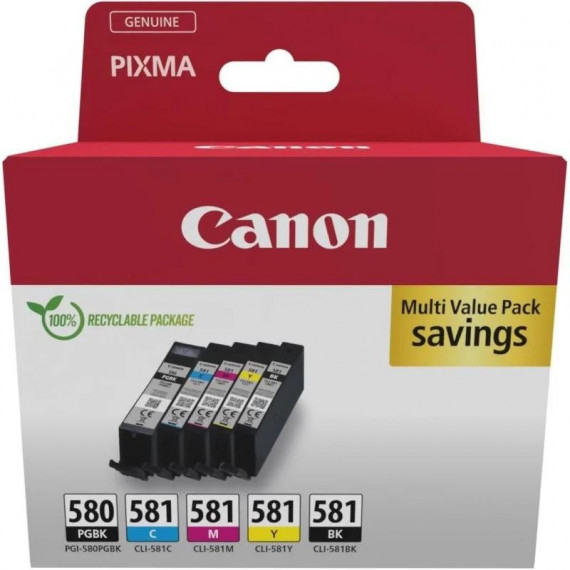 CANON PGI-580/CLI-581 Multipack 4 Colores