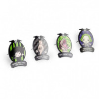 Set 4 pins Beetlejuice