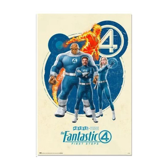 Poster los 4 Fastásticos Marvel (GPE5946)  GRUPO ERIK