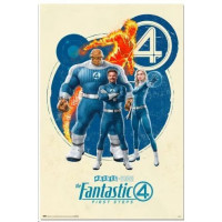 Poster los 4 fastásticos Marvel (GPE5946)