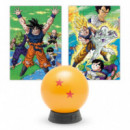 Doble Puzzle 98 piezas Dragon Ball Z con bola de dragon 2 estrellas