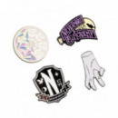 Set 4 Pins Miercoles Wednesday  GRUPO ERIK