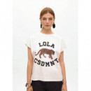 Camiseta Posicional Tigre Blanco  LOLA CASADEMUNT