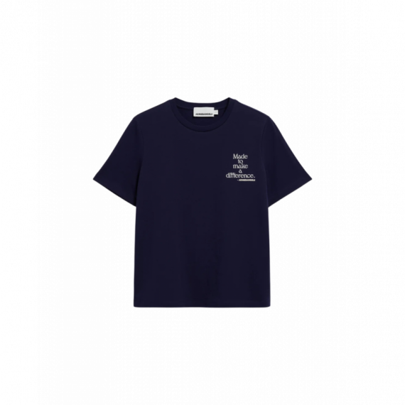 Camisetas Mujer Camiseta ARMEDANGELS Lualaa Tinted Navy