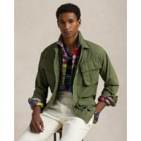 Chaquetas Hombre Sobrecamisa POLO RALPH LAUREN Funcional de Ripstop Olive