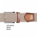 1011263 Cinturones LINDENMANN Hombre Elástico Textil Trenzado 101
