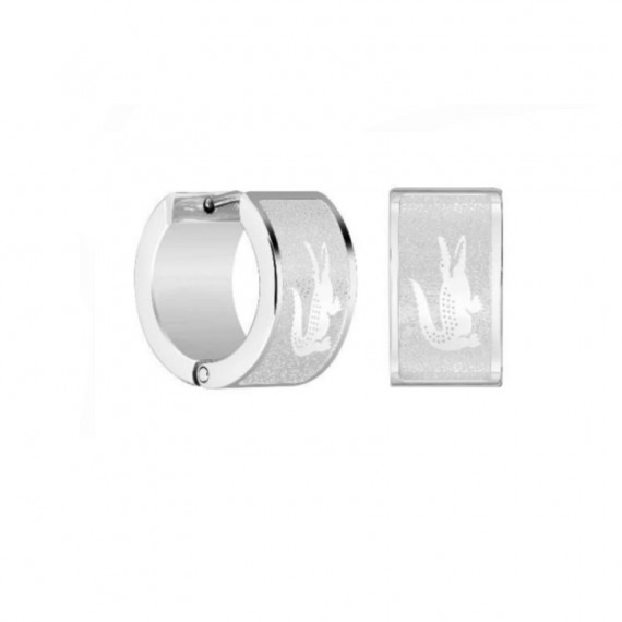 2040435 Pendientes LACOSTE Hombre Backhand Acero
