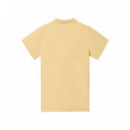 131398 Polos SILBON Hombre Clasico Liso Amarillo