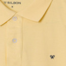 131398 Polos SILBON Hombre Clasico Liso Amarillo