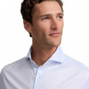 125614 Camisas SILBON Hombre Vestir Celeste Clara Puño Simple