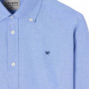 131715 Camisas SILBON Hombre Sport Oxford Azul Medio (124465)