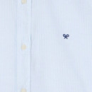 131234 Camisas SILBON Hombre Sport Oxford Rayas Verde Claro