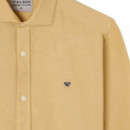 131070 Camisas SILBON Hombre Sport Lino Amarilla