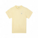 130947 Camisetas SILBON Hombre Iconos Beach Vibes Amarilla