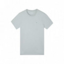 130945 Camisetas SILBON Hombre Paradise Beach Verde