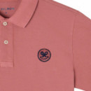 130991 Polos SILBON Hombre Clasico Raqueta Smile Coral Medio