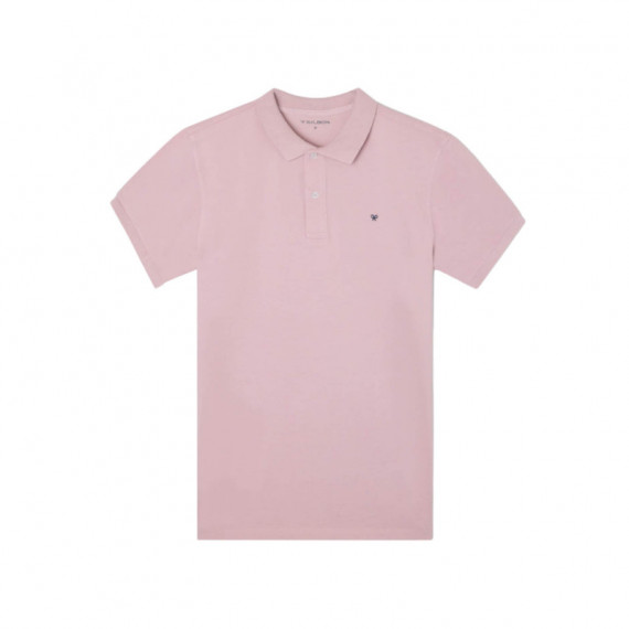 131399 Polos SILBON Hombre Clasico Liso Coral Claro (180043)