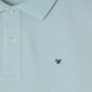 131403 Polos SILBON Hombre Clasico Liso Azul Claro (180047)