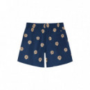 131110 Bañador SILBON Hombre Acid Azul Marino