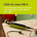 Oneblade PHILIPS 360 Afeitadora y Recortadora Eléctrica Facial y Corporal