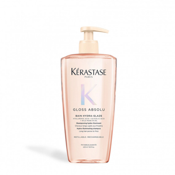 Kerastase Gloss Absolu Champú para Pelo con Tendencia Al Frizz, 500ML  KÉRASTASE