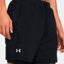 Short 18 Cm Launch 2-IN-1  UNDER ARMOUR