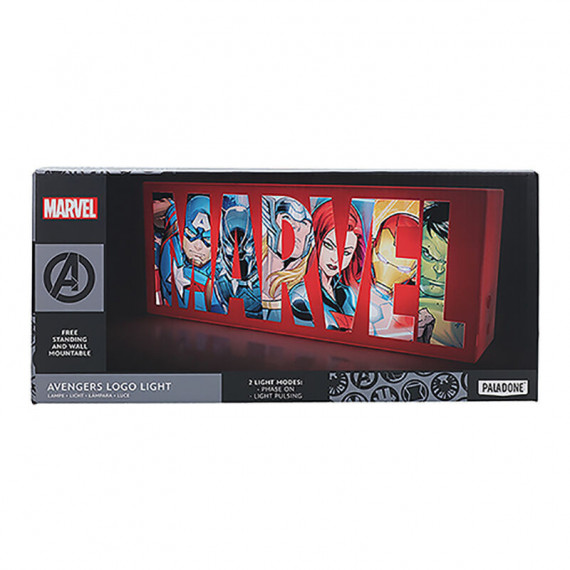 Lampara Marvel Logo Avengers Lampara Marvel Logo Avengers