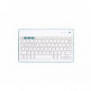 Silverht Teclado BLUETOOTH Blanco