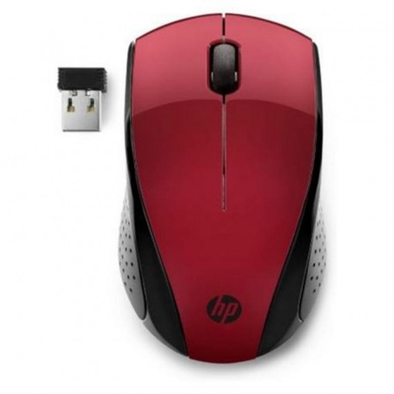 HP 220 Ratón Inalámbrico Rojo
