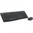 LOGITECH MK370 Combo Teclado y Ratón Inalámbrico Negro