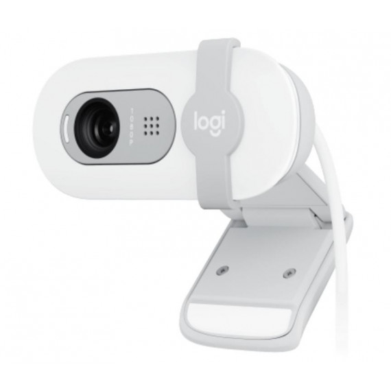 LOGITECH Brio 100 Webcam Full HD Blanco Crudo