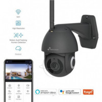 NIVIAN Cámara Vigilancia Exterior/interior Motorizada Wifi Negra 2K