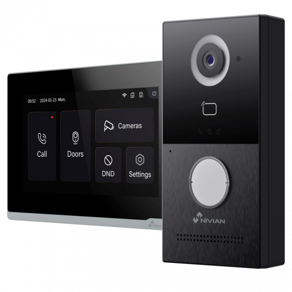 Kit Videoportero Ip Wifi NIVIAN NVS-VIDEOINTERCOM-2W