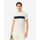 Camiseta de Tenis Estampada Ultra-dry de LACOSTE