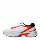 Zapatillas de Piel y Malla Transpirables  CALVIN KLEIN