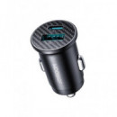 JOYROOM Mini Cargador de Coche  por USB y Tipo C 15W JR-CCN16 Negro