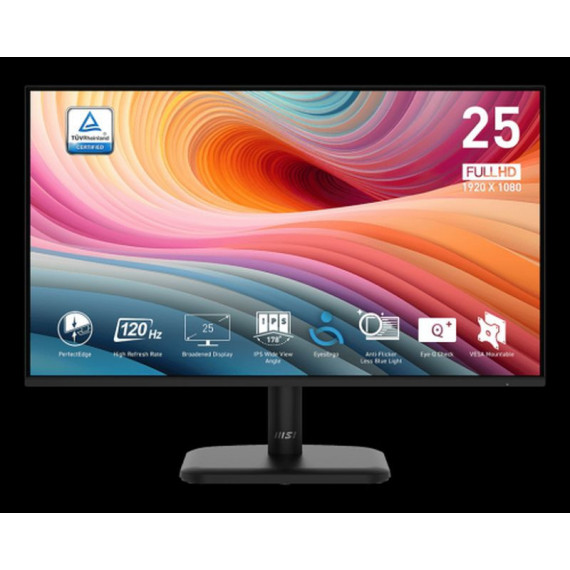 MSI Monitor Pro MP251L E2 24.5 Negro  HDMI / VGA / Vesa