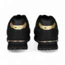 Vivos Oro Deportivo Piel+nylon Negro  HUGO BOSS