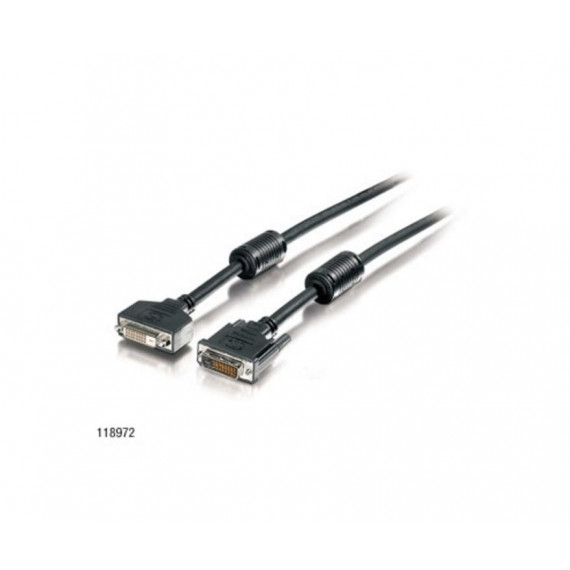 Cable Alargador DVI M-h 3M con Ferritas