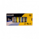 Pilas Alcalinas AA Pack 8 Unidades