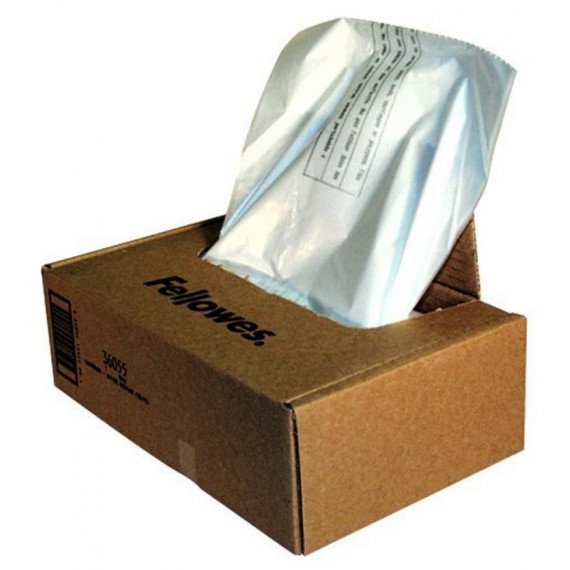 Bolsas de Residuos para Destructora FELLOWES 165 L (50 Unidades)